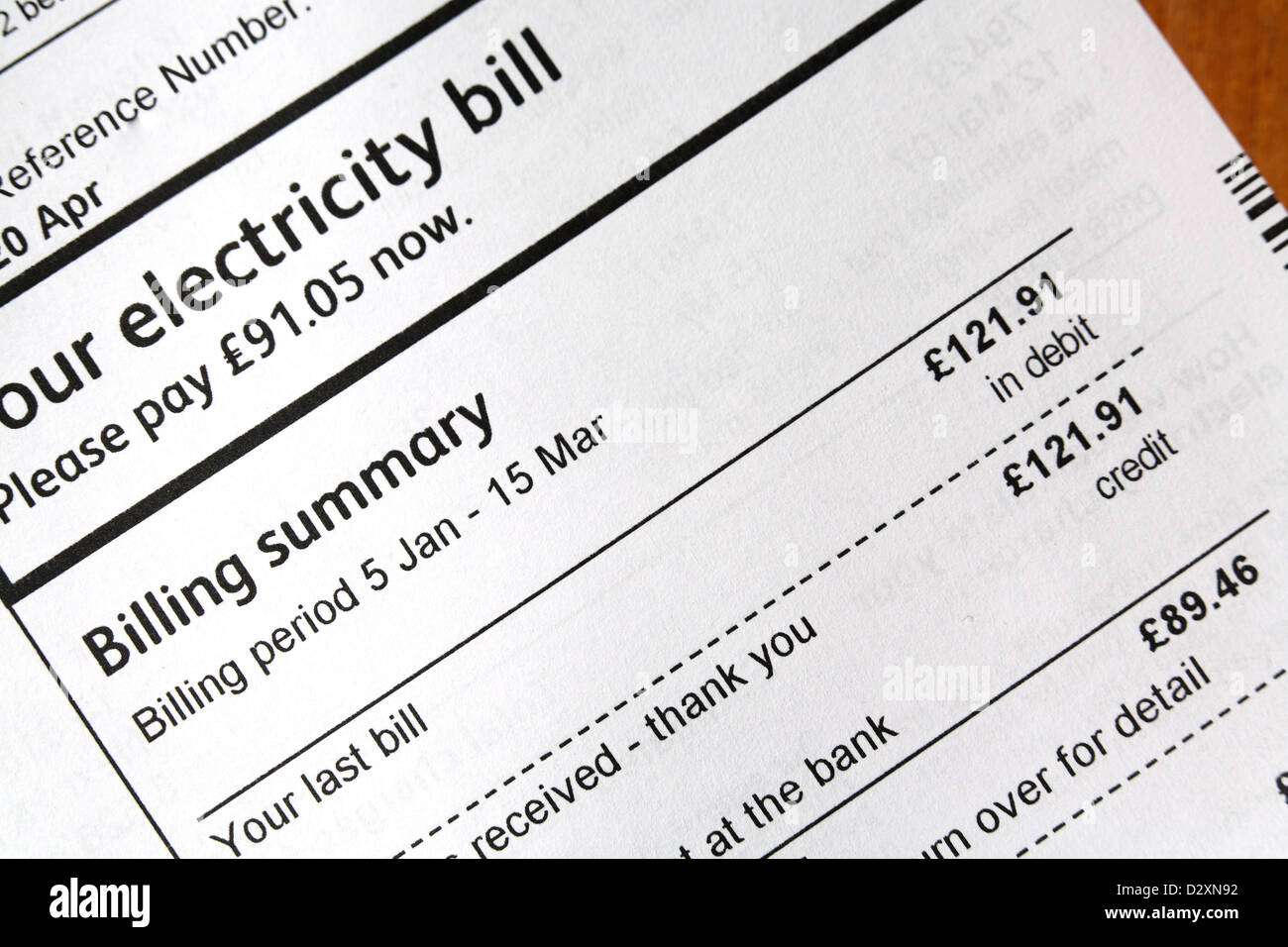 USA Electricity Bill / Gas BILL