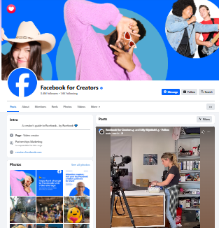 Facebook Blue Verified Page